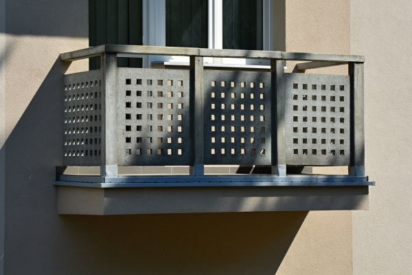 Zateplení bytového domu - Zlín - konečný stav balkonů