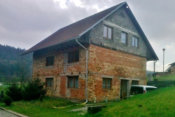 Zateplení rodinného domu - Rajnochovice - původní stav